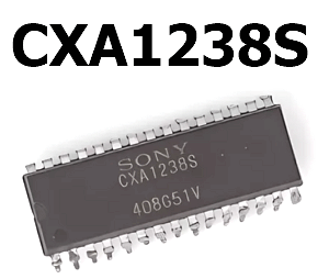 distribución de pines CXA1238S